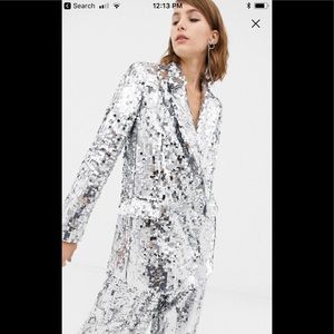ASOS ADDITION Sequined Blazer